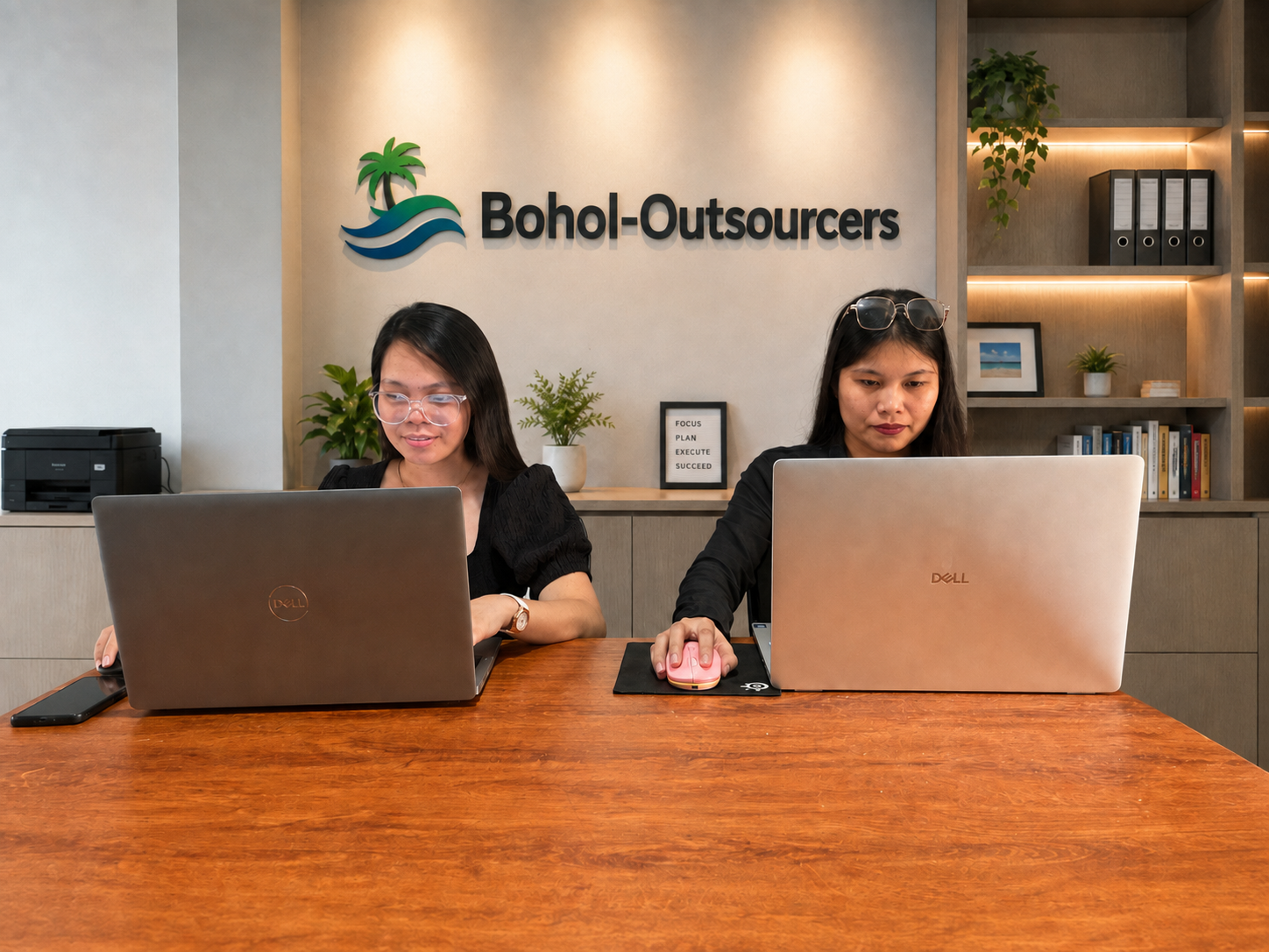 Bohol-Outsourcers team at work